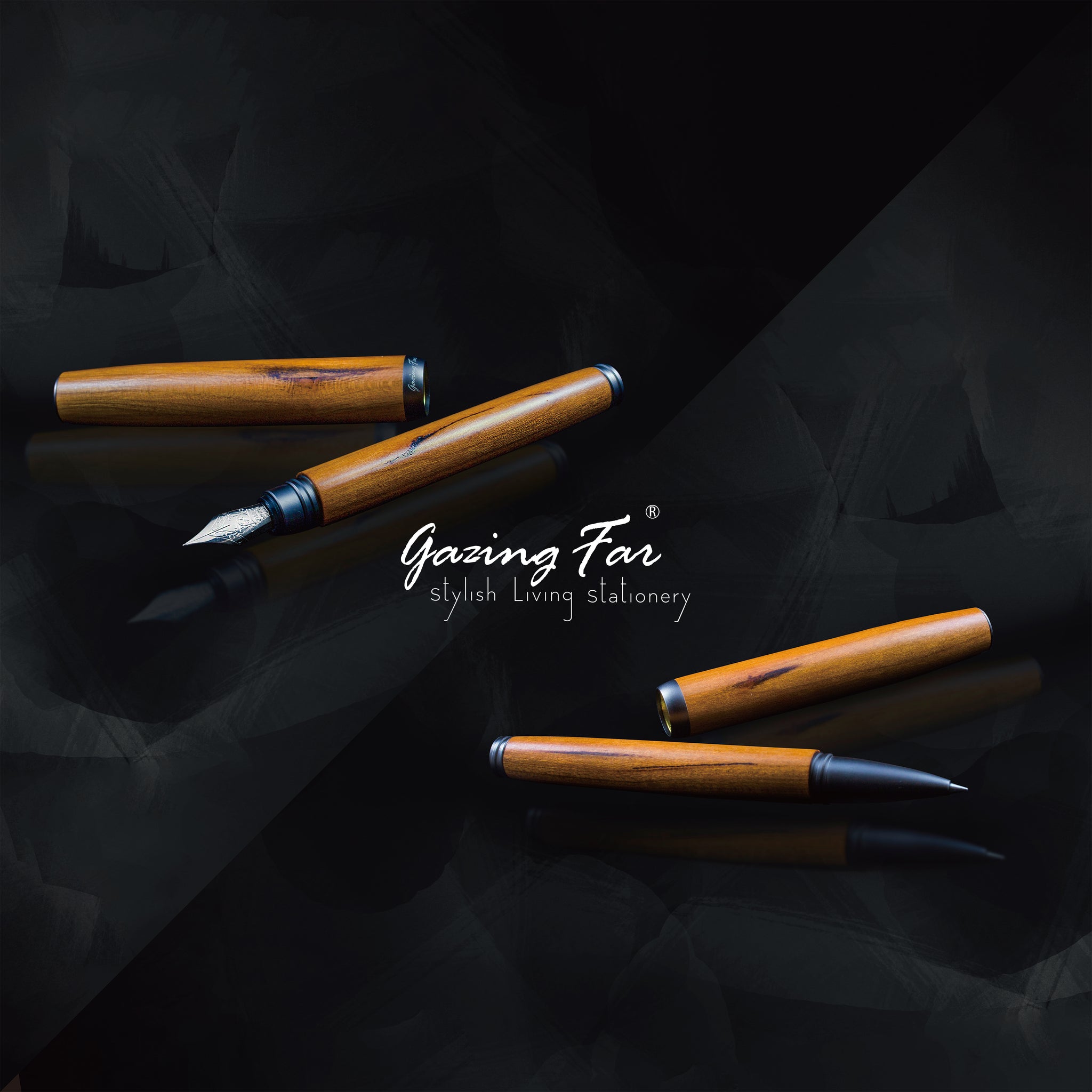 tmX, the most tiny wooden fountain pen