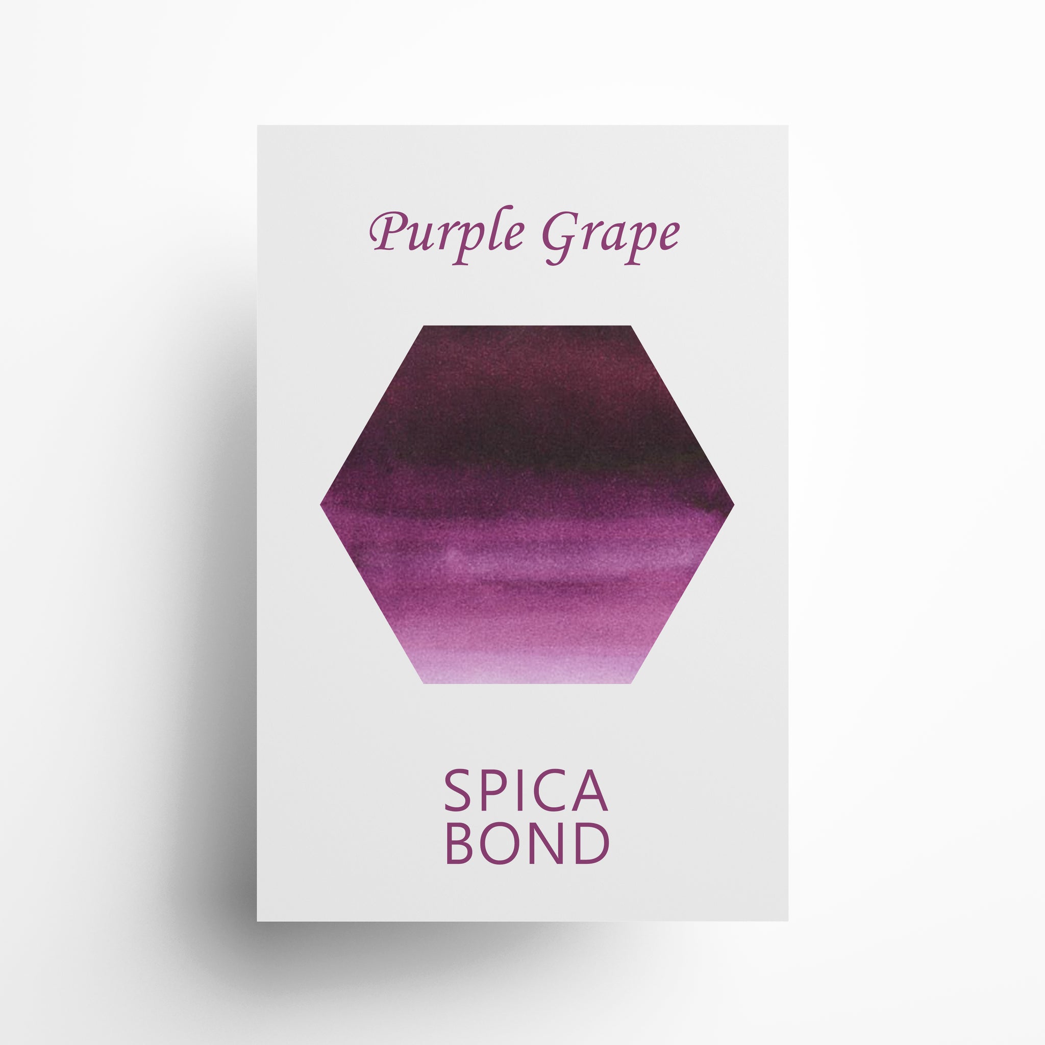 GazingFar homemade fountain pen ink- Purple Grape, A color of noble