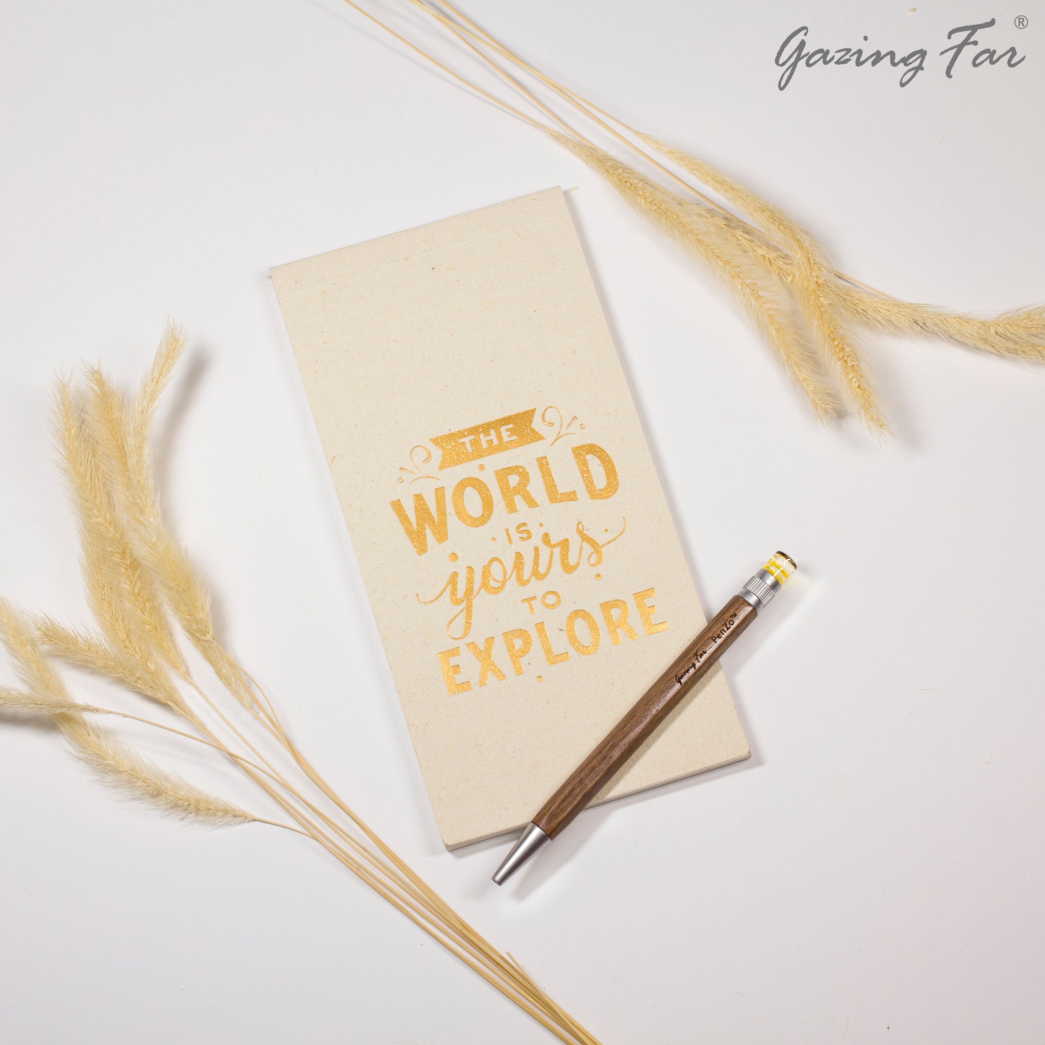 Easy to hold, Easy to write, Easy to tear.  It is so “nIce”., the Gazing Far pad.