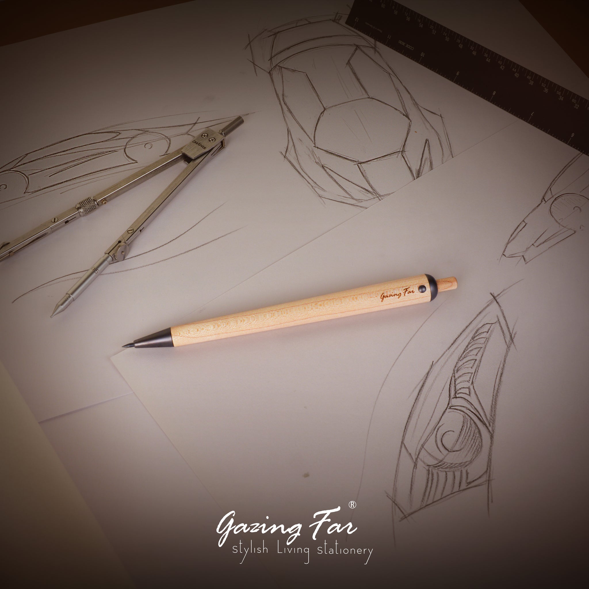 The most comfortable propelling pencil-"Sketch" from Gazing Far