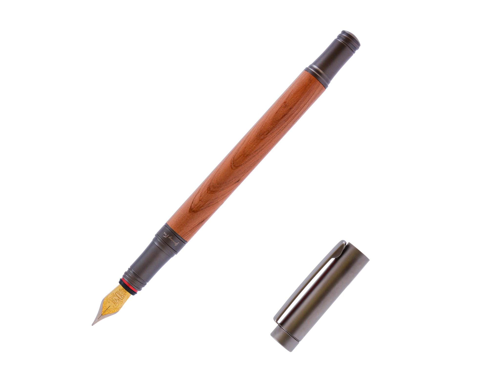 tm2™ Fountain Pen, Dragon Juniper wood/Black, 2 tones