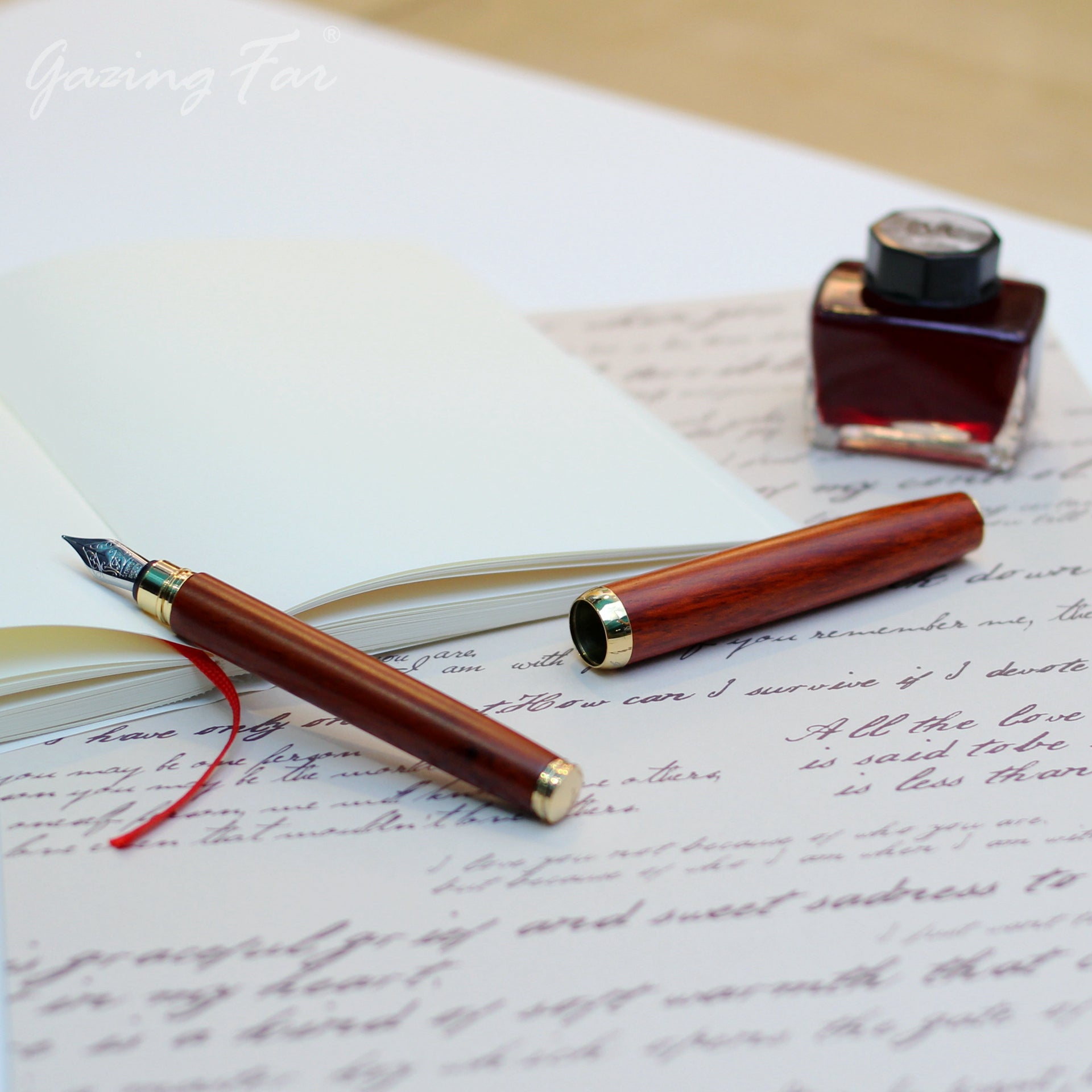 tmX, the most tiny wooden fountain pen.