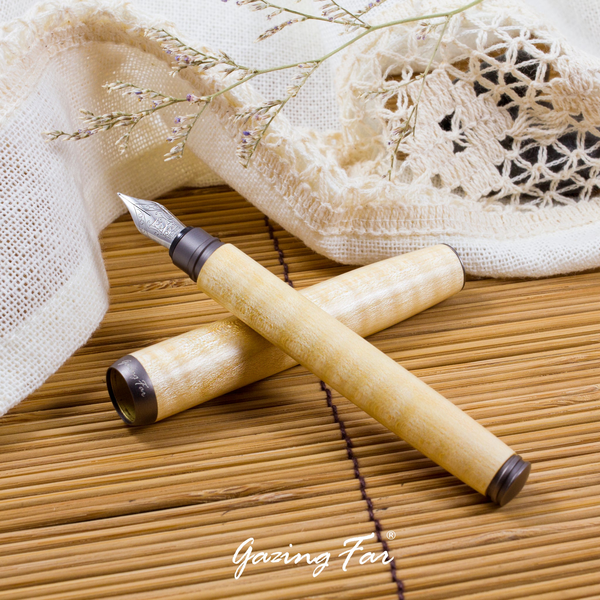 tmX, the most tiny wooden fountain pen.