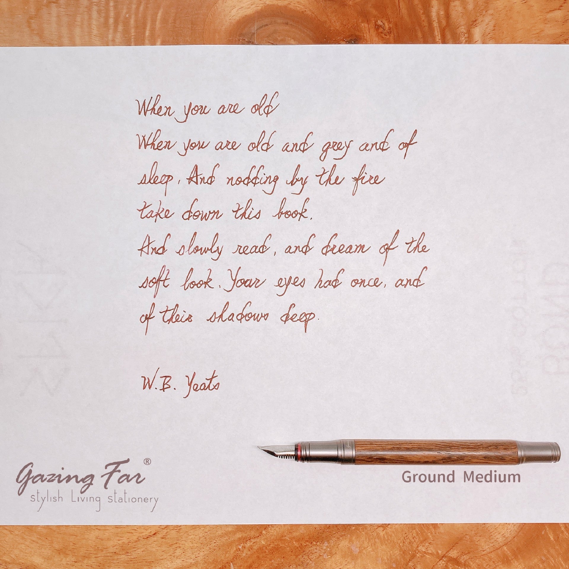 Gazing Far Home Ground Nib-Size Medium