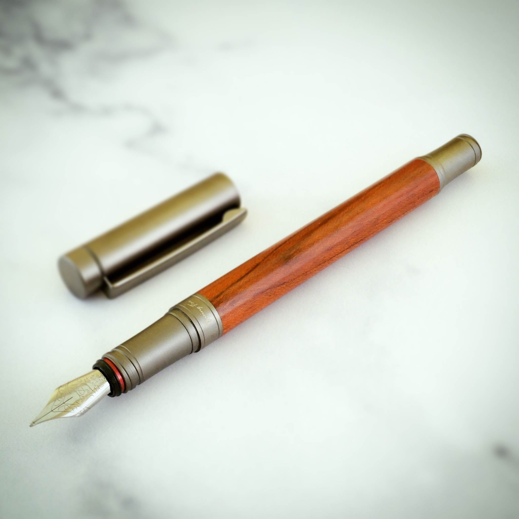 tm2™ Fountain Pen, Rosewood/Black Gazing Far